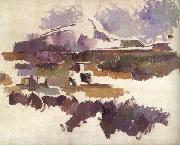 Paul Cezanne La Montagne Sainte-Victoire vue des Lauves oil painting artist